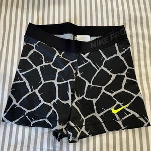nike pro spandex shorts